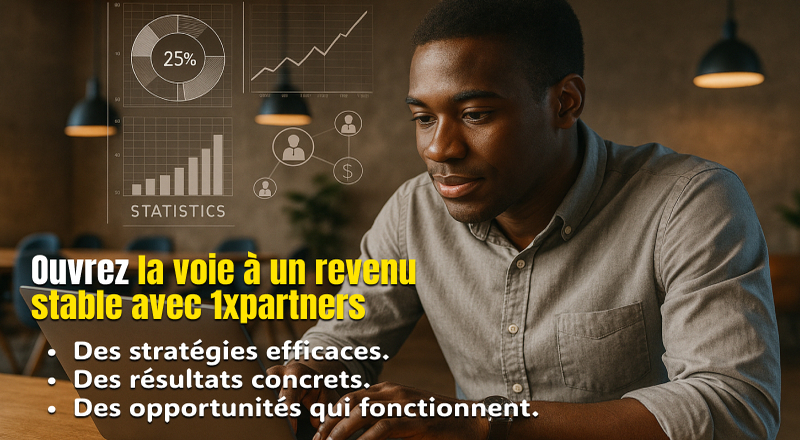Le chemin vers un revenu stable : comment Ousmane est devenu un partenaire à succès de 1xpartners