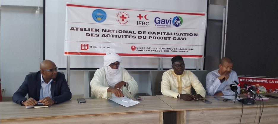 Vaccination : la Croix-Rouge malienne capitalise les acquis du projet Gavi