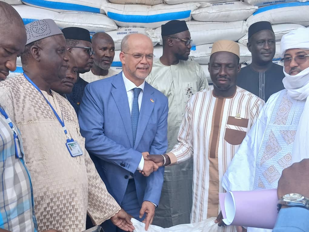 Agriculture : le Mali reçoit 1 000 tonnes d’engrais DAP du Maroc