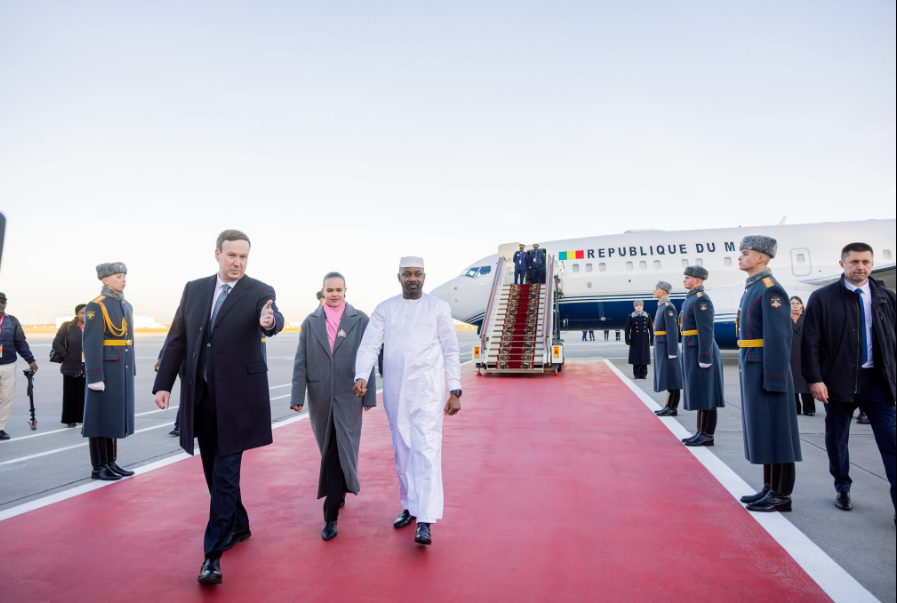 Sommet Russie–Afrique : Assimi Goïta est arrivé à Moscou