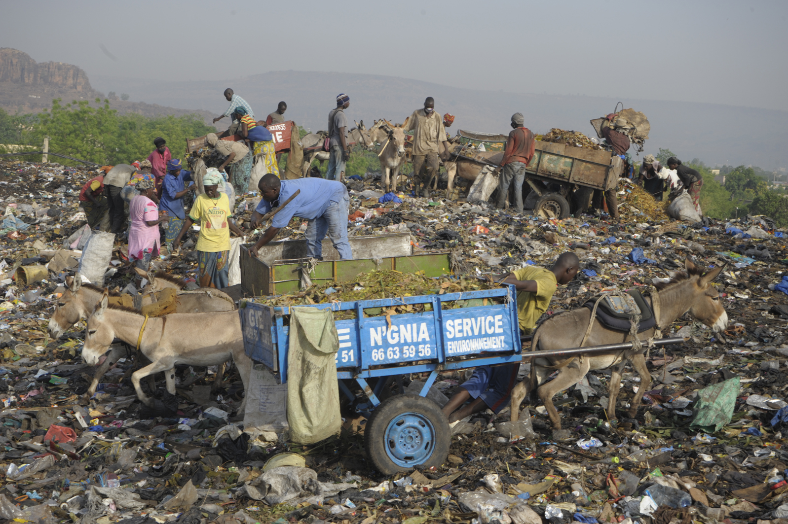 Déchets ménagers : Les champs faute de dépôts